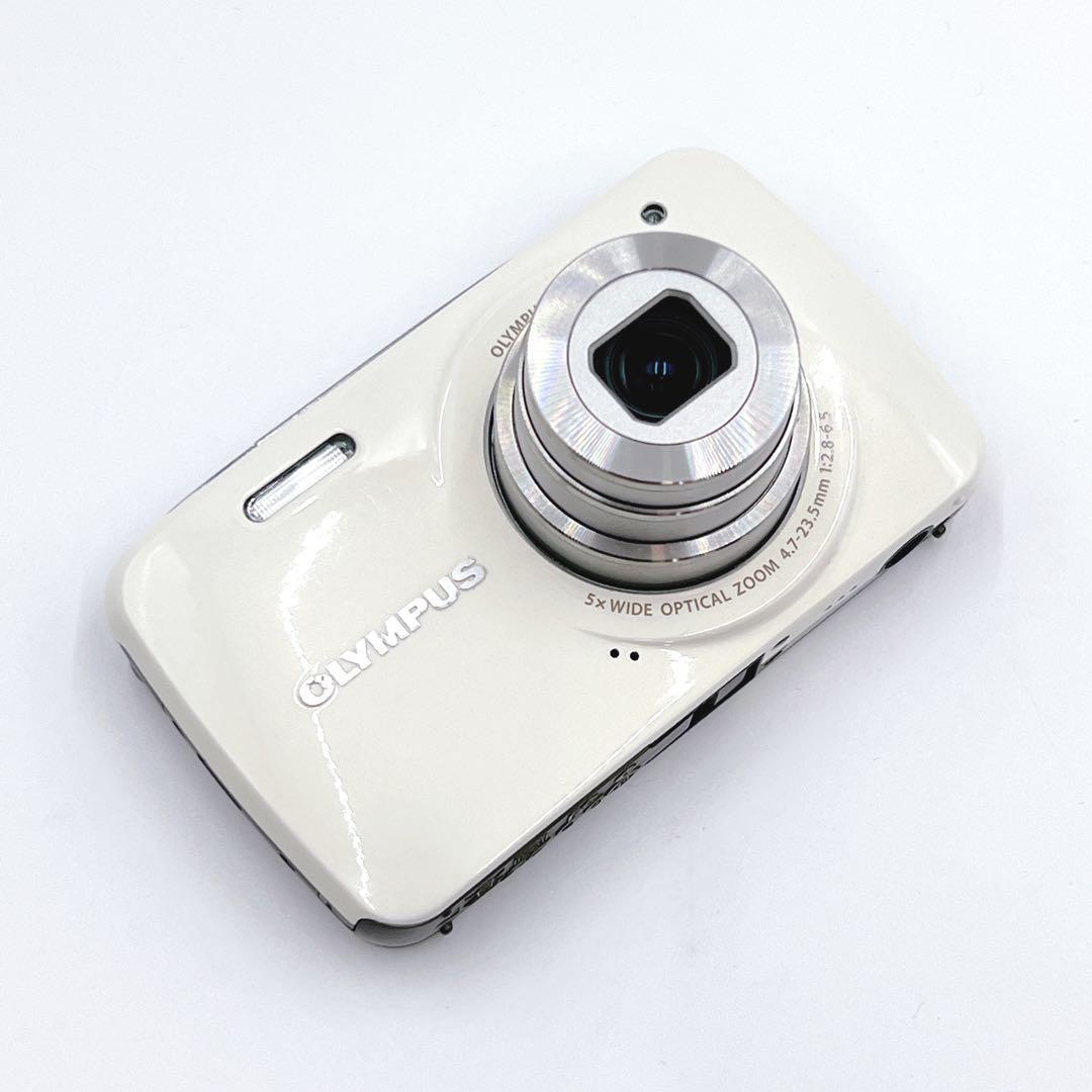 【美品】 OLYMPUS VH-210 ホワイト　コンデジ　オリンパス　デジカメ