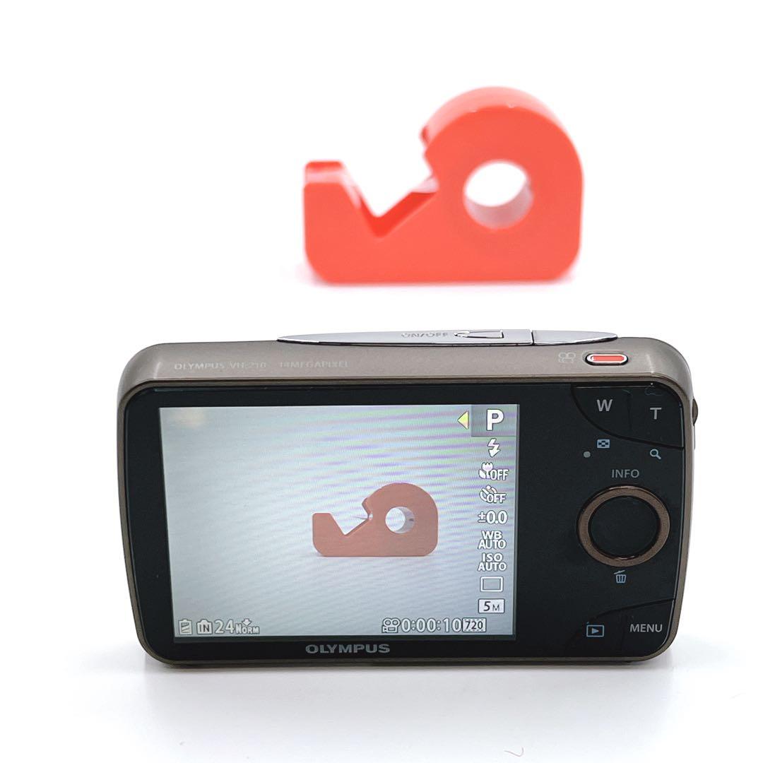 【美品】 OLYMPUS VH-210 ホワイト　コンデジ　オリンパス　デジカメ