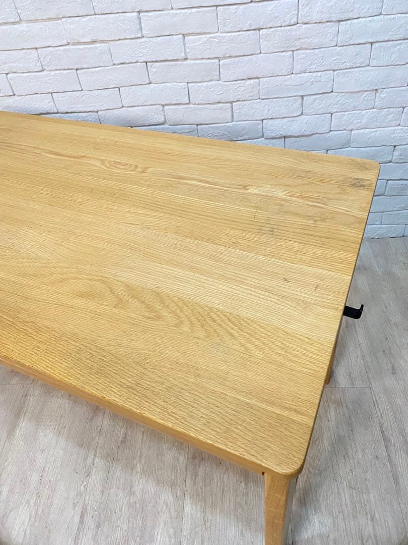 【東京都内23区配送無料】　無印良品 オーク　無垢材　デスク 机