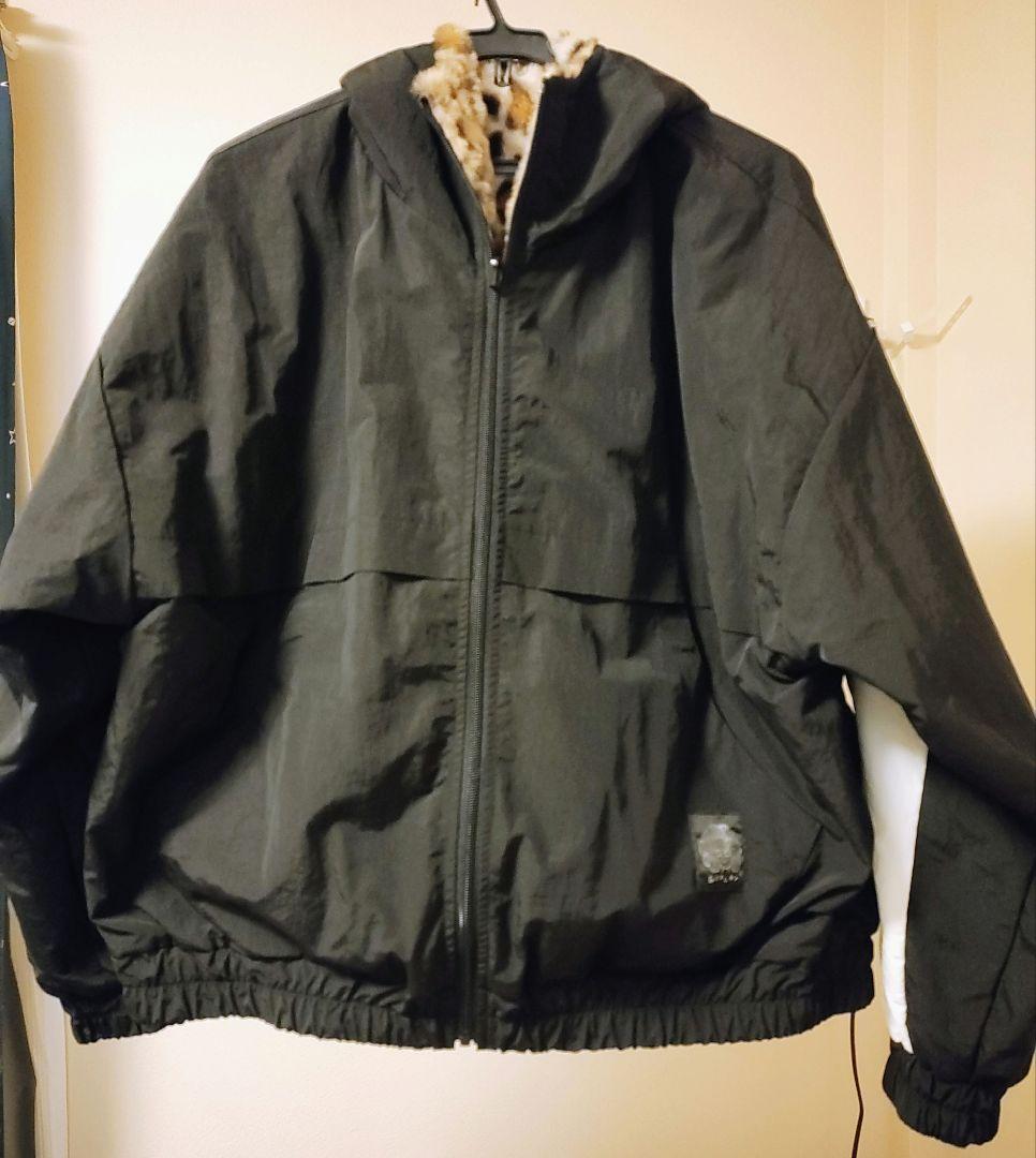 スカラー（scolar）キノコ×レオパード柄リバーシブルブルゾン