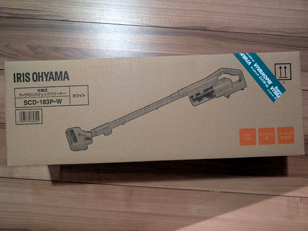 ◇IRIS OHYAMA ◇サイクロン式クリーナー SCD-183P-W