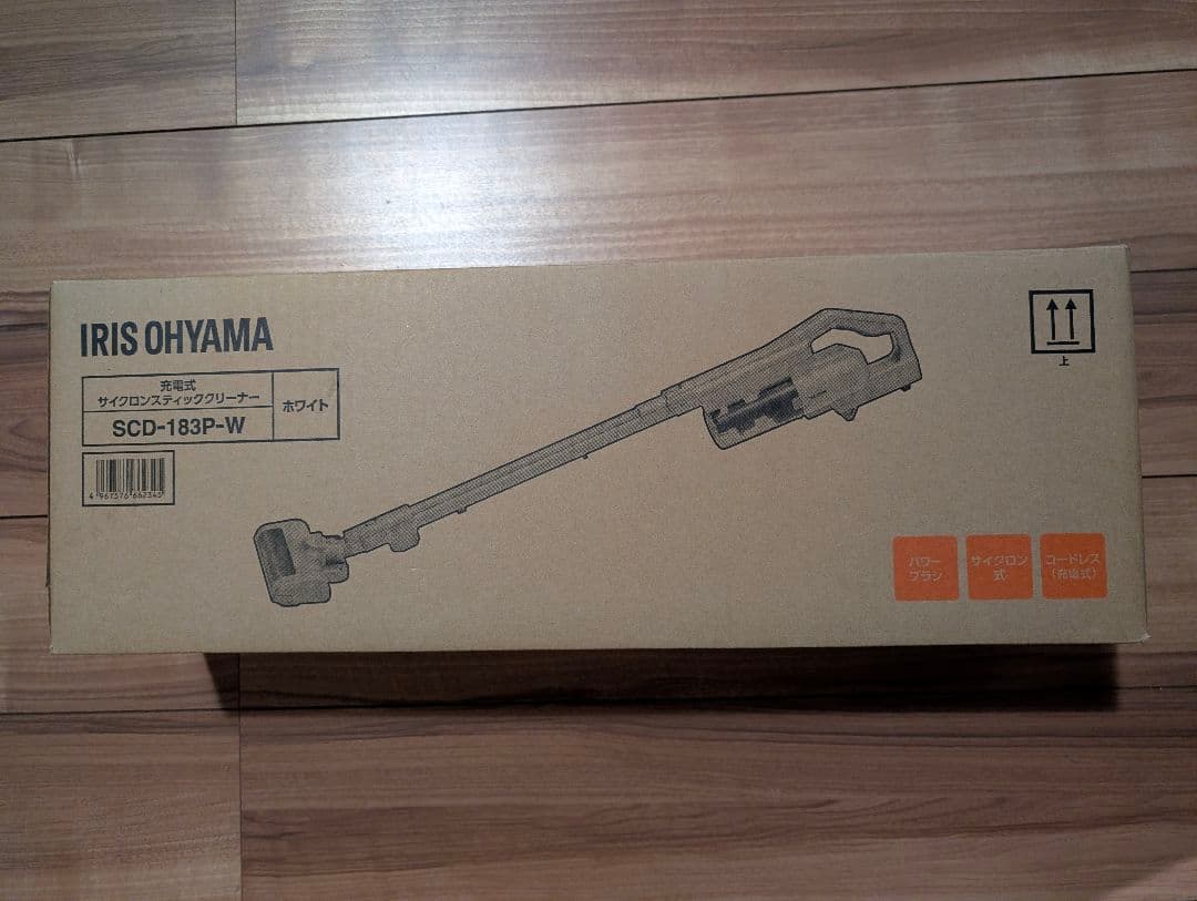 ◇IRIS OHYAMA ◇サイクロン式クリーナー SCD-183P-W
