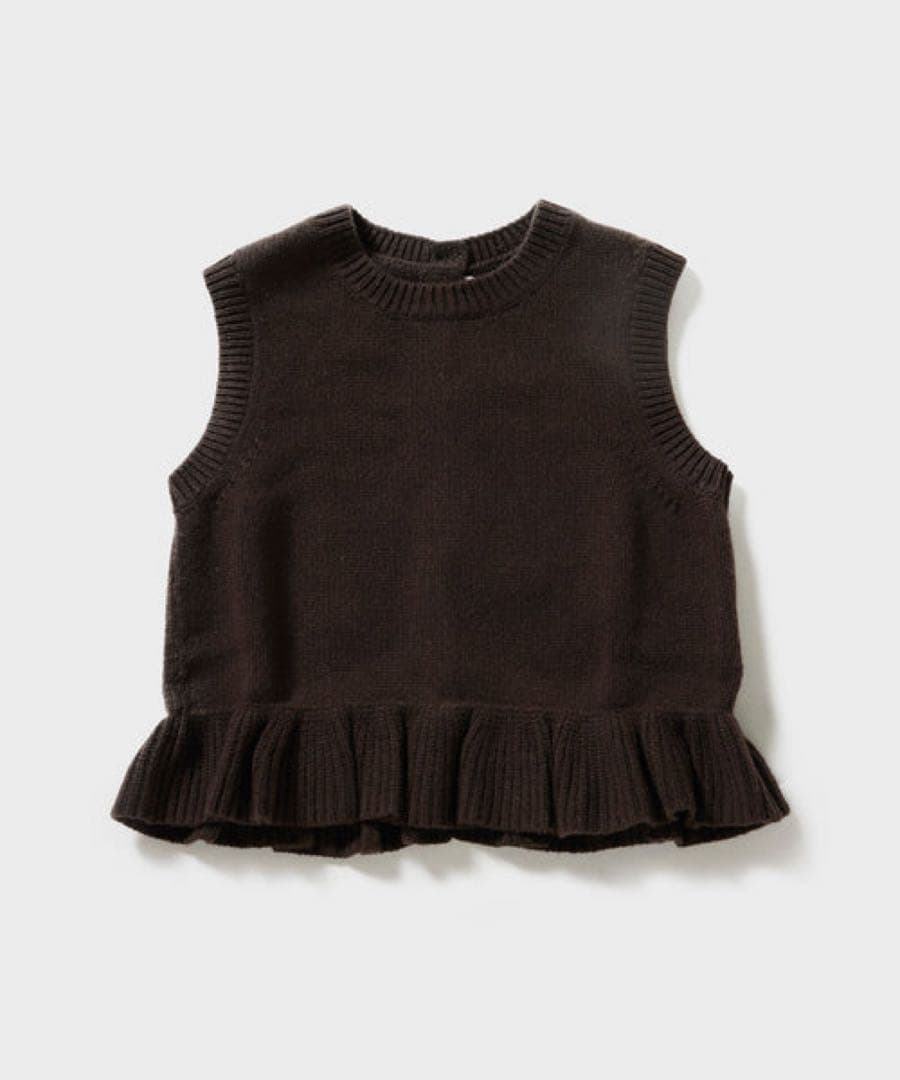 CECILIE BAHNSEN セシリーバンセンBill ベストブラウンS