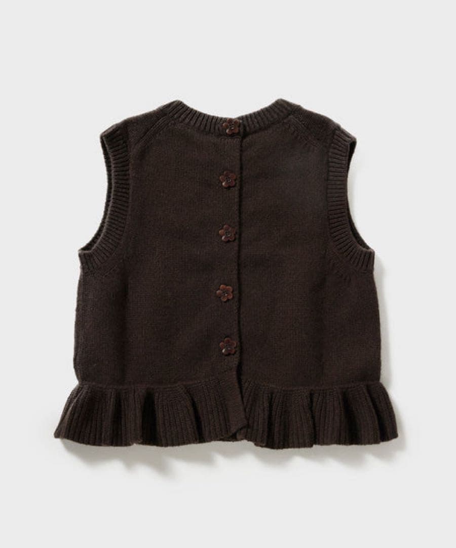 CECILIE BAHNSEN セシリーバンセンBill ベストブラウンS