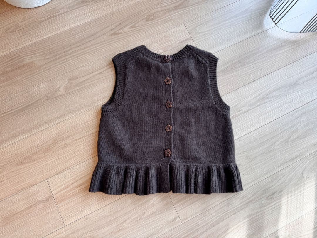 CECILIE BAHNSEN セシリーバンセンBill ベストブラウンS