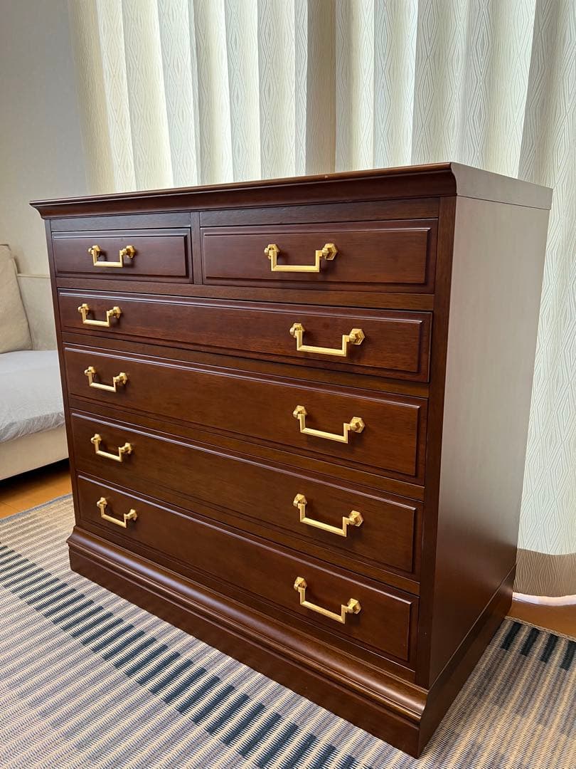 maruni マルニ 地中海シリーズ 5段チェスト6杯 アンティーク調 収納北欧