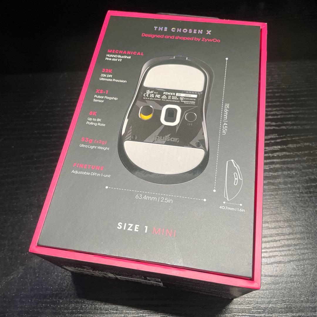 Pulsar Zywoo THE CHOSEN MOUSE MINI ブラック