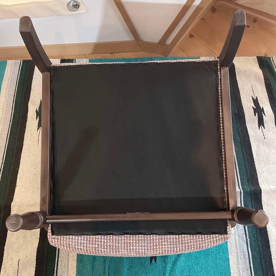 希少　カリモク　チターノ　一人掛け　アーム　ソファ　レトロ　ヴィンテージ