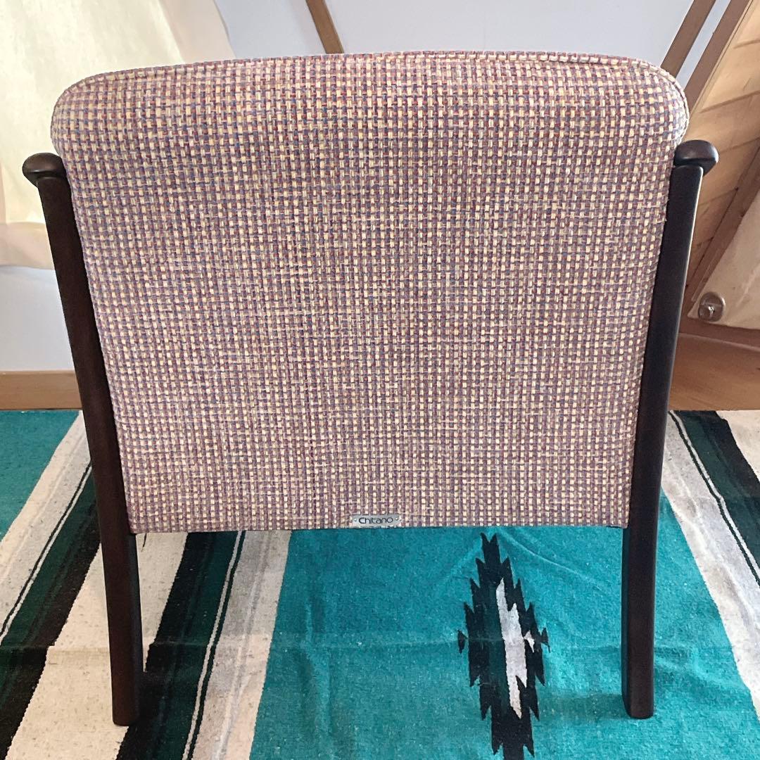 希少　カリモク　チターノ　一人掛け　アーム　ソファ　レトロ　ヴィンテージ