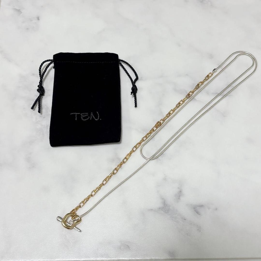 新品未使用◇TEN. テン.◇カンダマントネックレス ＭＩＸ◇巾着袋付