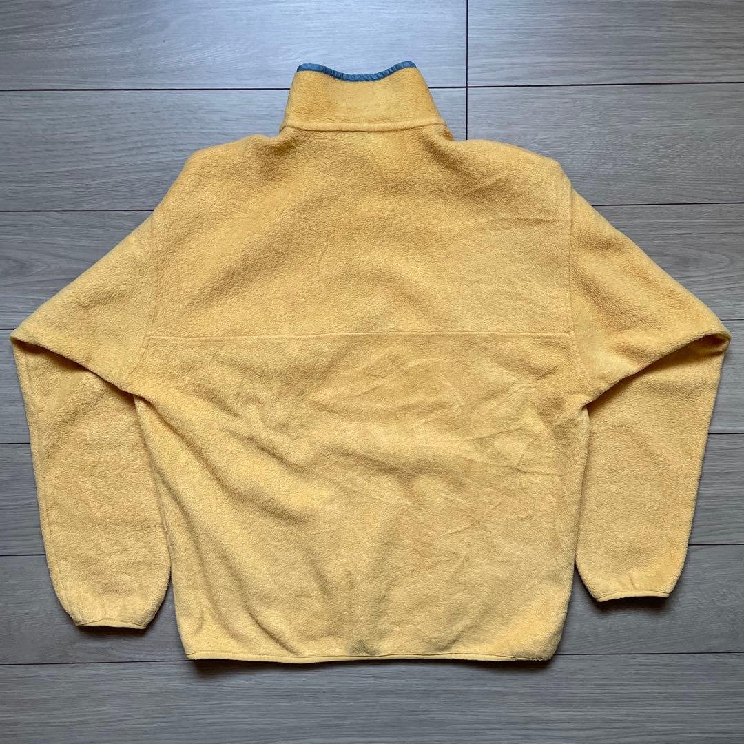 希少 90s USA製 patagonia スナップt バターナッツ L 黄色