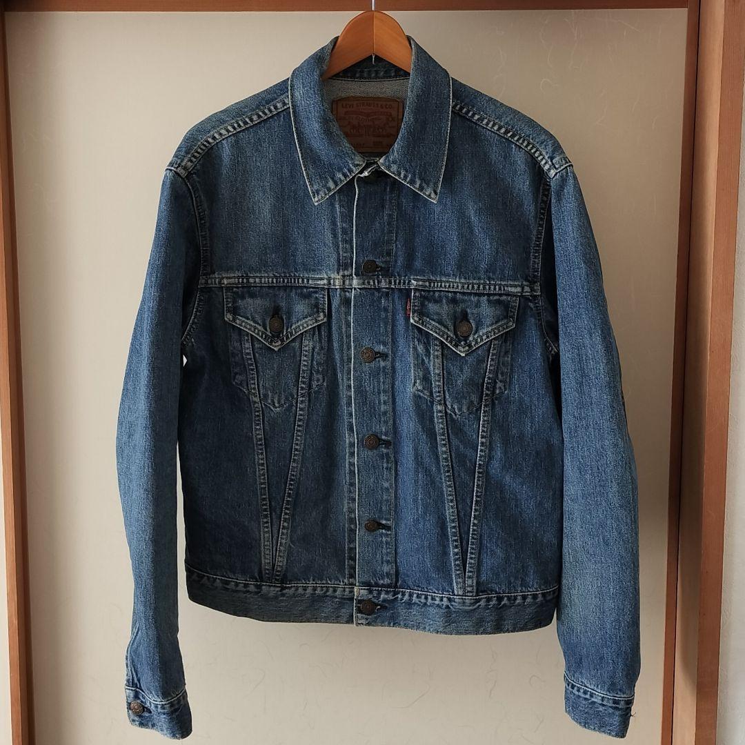 90s Levisリーバイス 3rd復刻 71557 デニムジャケット 42