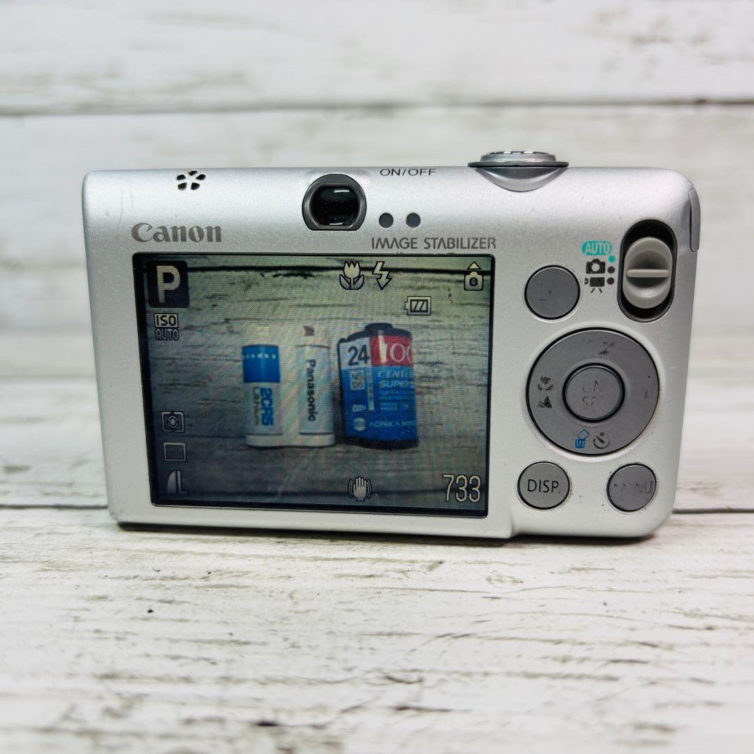 【動作良好】CanonデジタルカメラIXY DIGITAL 110IS シルバー