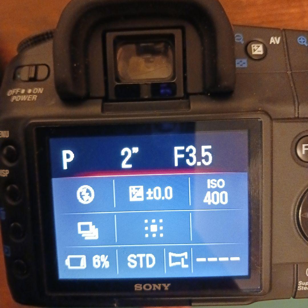 Sony α200 デジタル一眼カメラ レンズ4本付き