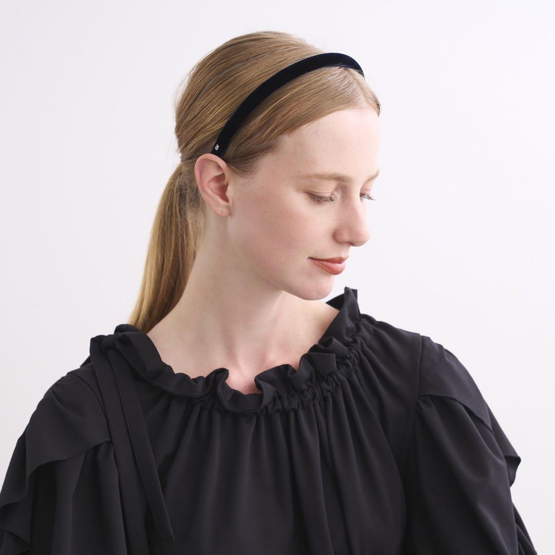 アレクサンドル ドゥ パリ　カチューシャ　ブラック