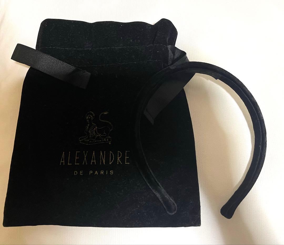 アレクサンドル ドゥ パリ　カチューシャ　ブラック
