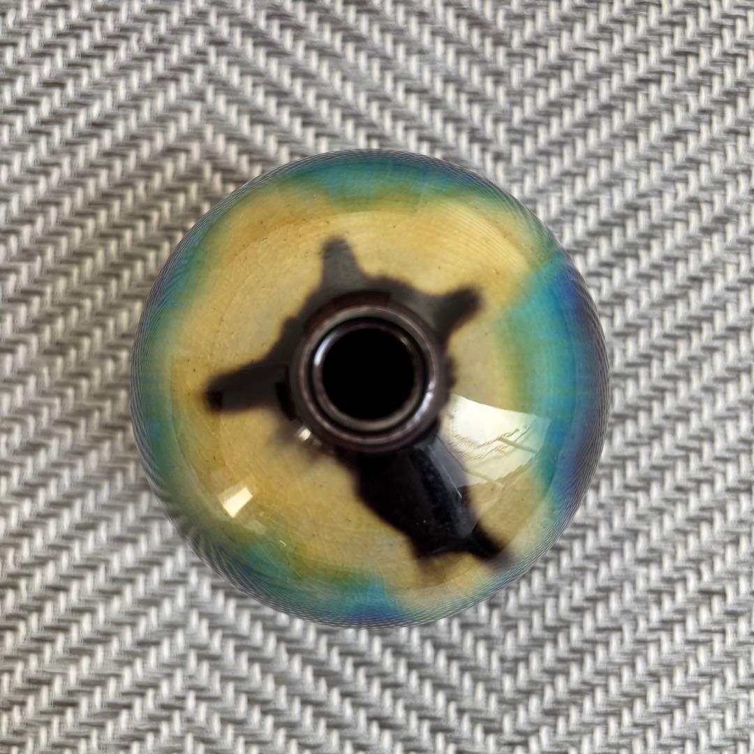 九谷焼　人間国宝　三代目徳田八十吉　花瓶