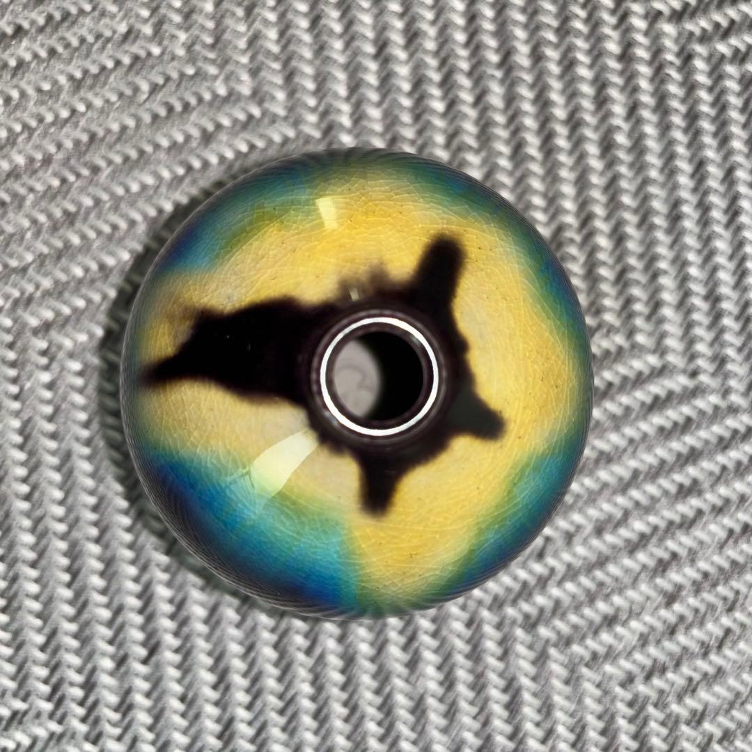 九谷焼　人間国宝　三代目徳田八十吉　花瓶