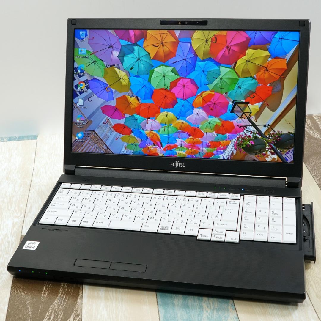 メモリ増設可✨美品の２０２１年製✨第１０世代コアｉ５に高性能ＳＳＤ＆１６Ｇメモリ