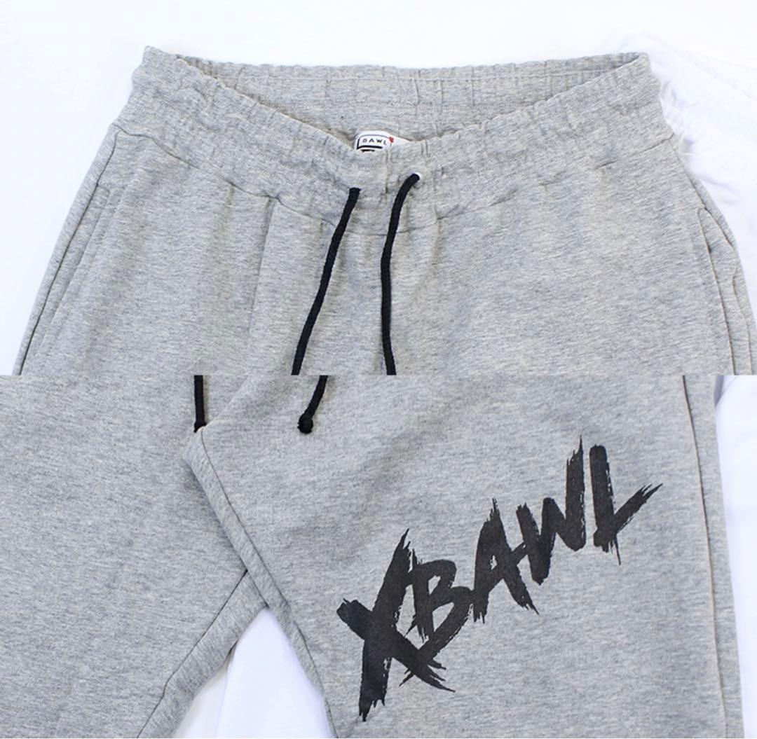 bowl ボウル　パンツ　グレー にゃんこ