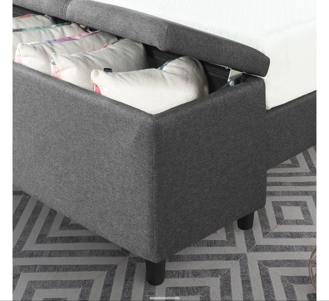 美品 Zinus ベッドフレーム シングル