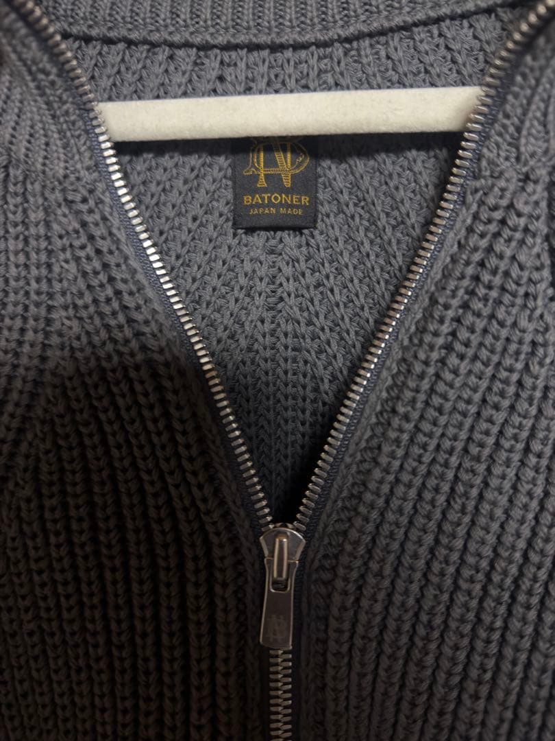 BATONER ドライバーズニット サイズ2 GLAY