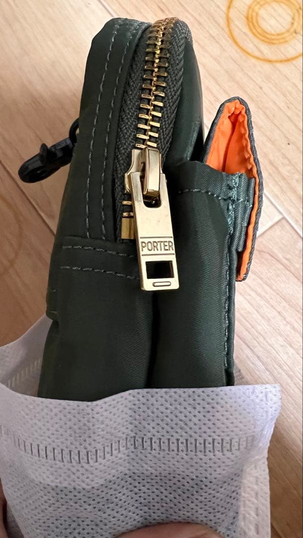 PORTERポーター　タンカー　ポーチ　シルバーグレー