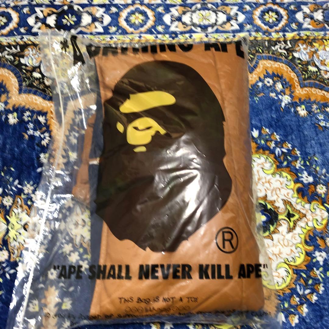 アベイシングエイプ　レザーダウンジャケット　hero XL