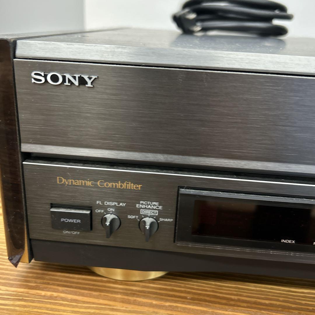 SONY CD/CDV/LDプレーヤー MDP-999 通電確認