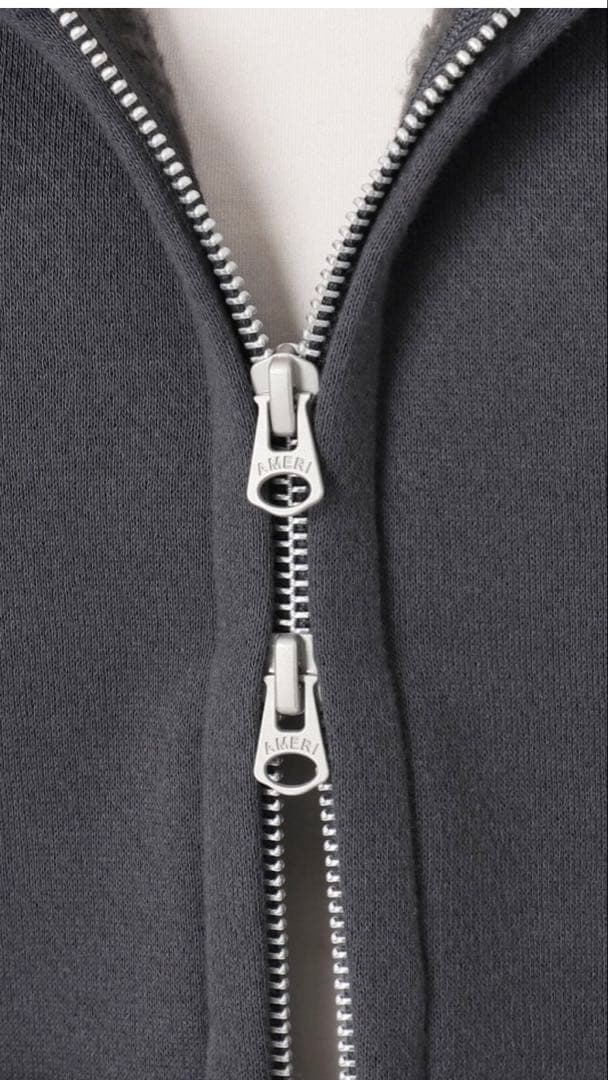 【新品未使用タグ付き】AMERICANA ワイドフルジップフーディー/ブラックC