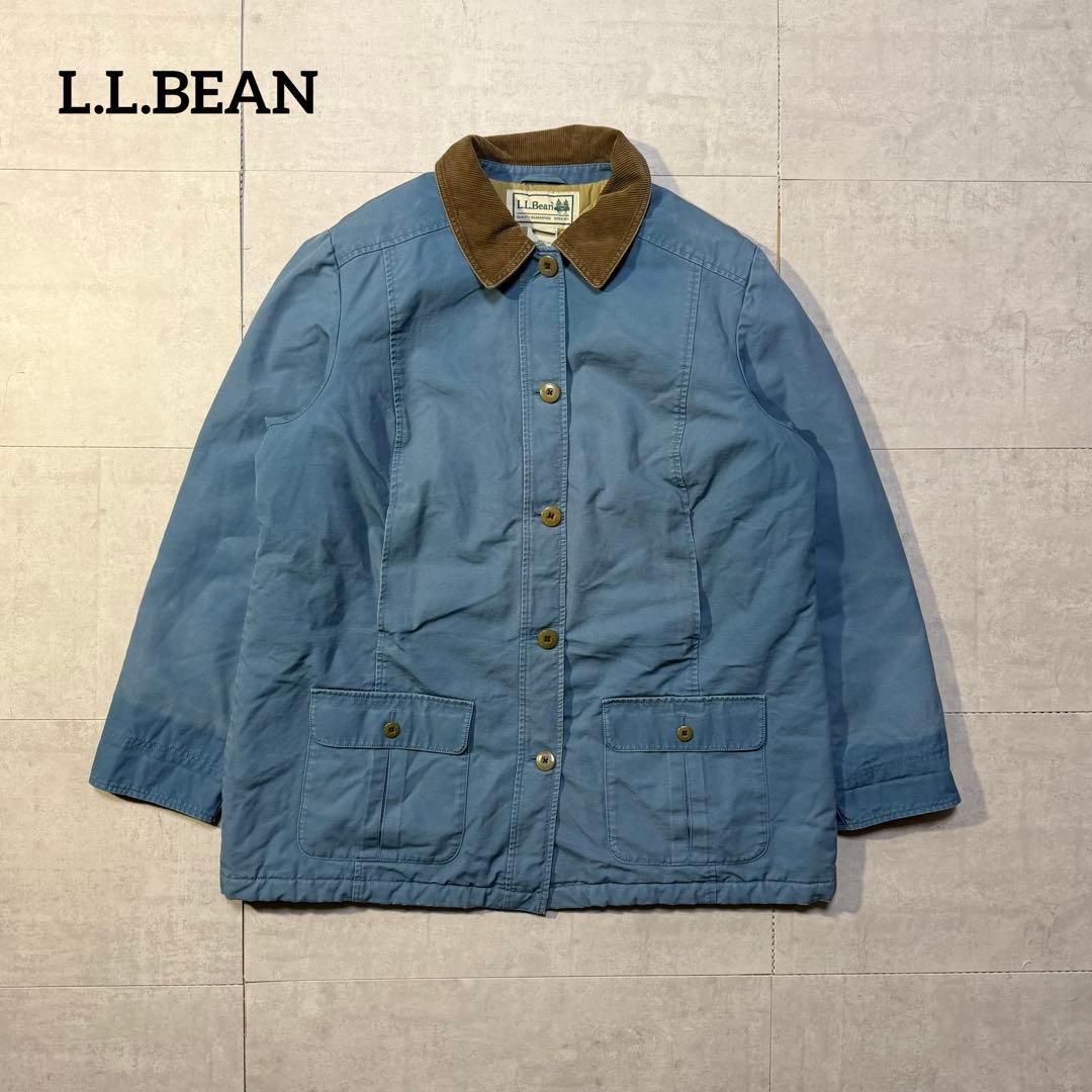 L.L.BEAN フィールドコート ハンティングジャケット 襟コーデュロイ 中綿