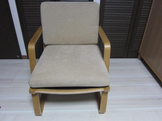 MUJI /無印良品　リビングでもダイニングでもつかえるソファチェア①