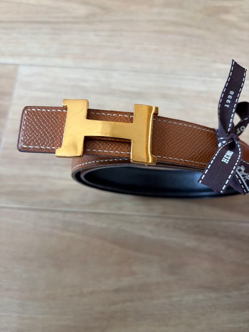HERMESエルメス　リバーシブルベルト