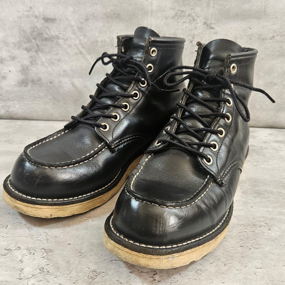REDWING アイリッシュセッター ブラック モックトゥ 8130 UK6