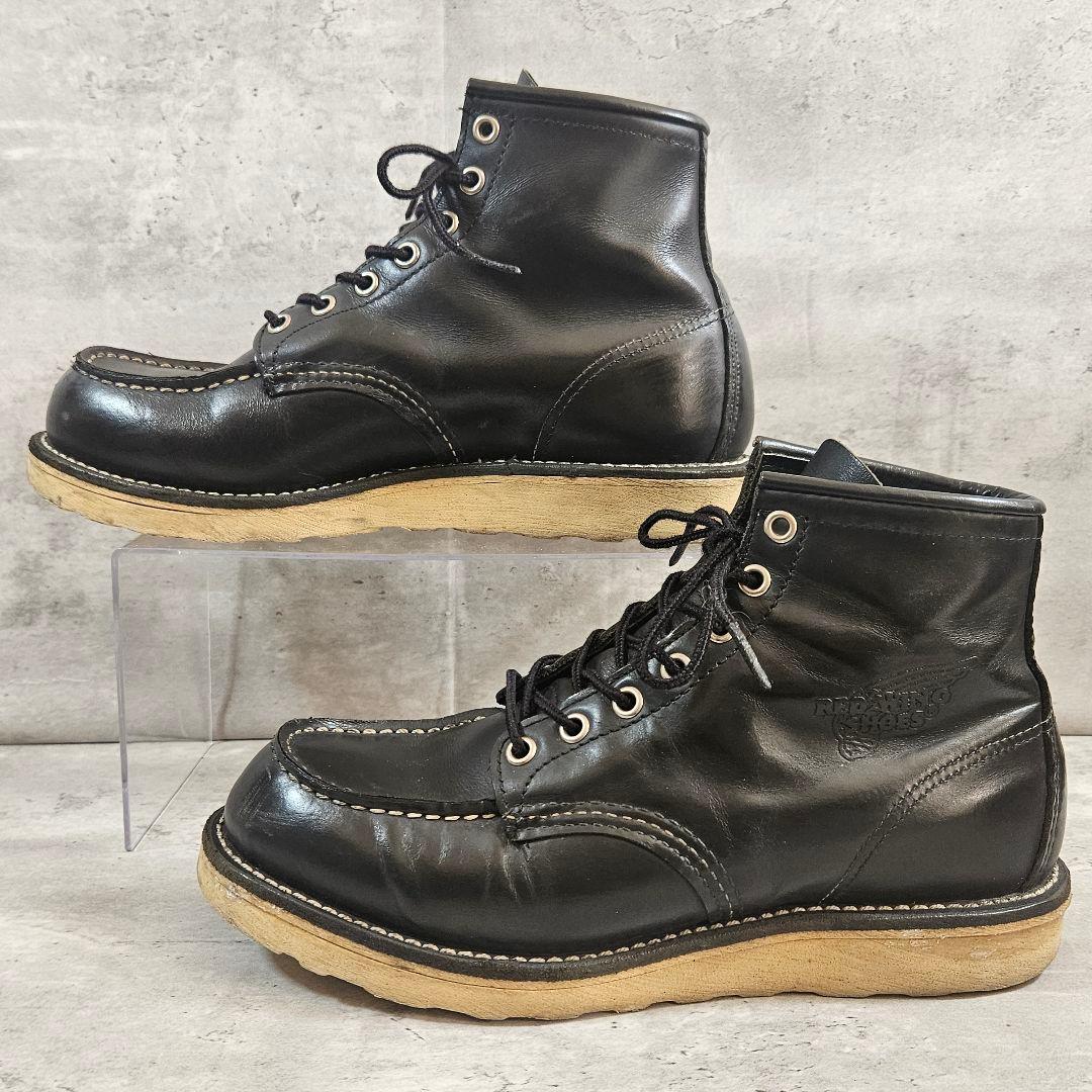 REDWING アイリッシュセッター ブラック モックトゥ 8130 UK6