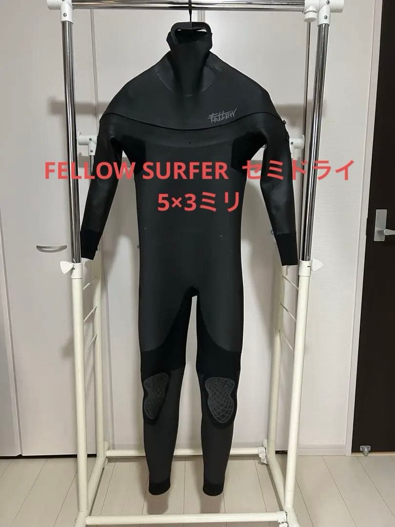 FELLOW SURFER セミドライスーツ ブラック