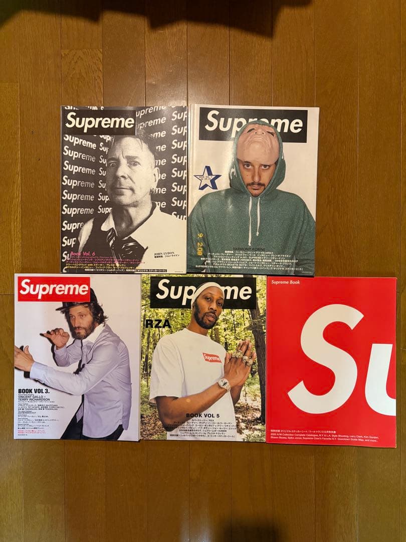 supreme ムック本 vol.1 3 4 5 6 シュプリーム