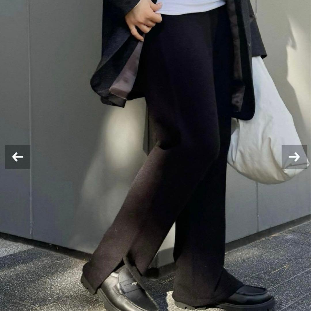 【新品】Plage FINEWOOL KNIT スラックス　ニットパンツ