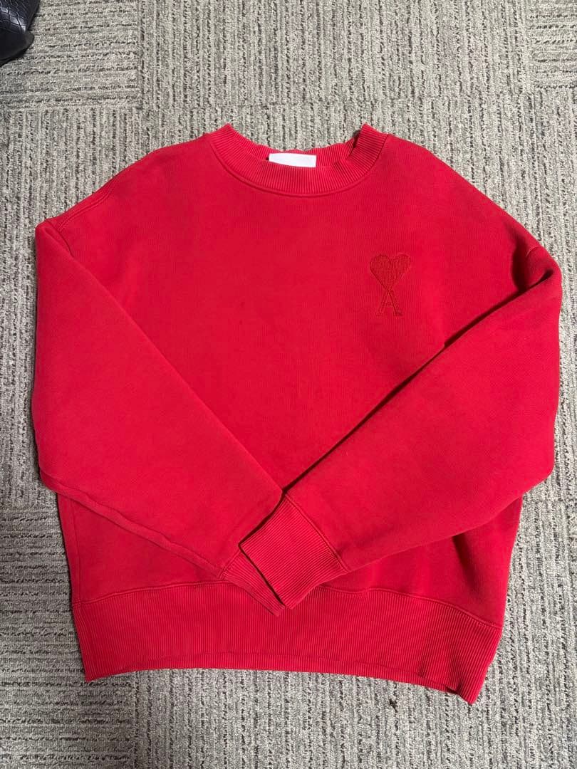 【美品】Ami de Coeur スウェット レッド　アミパリス