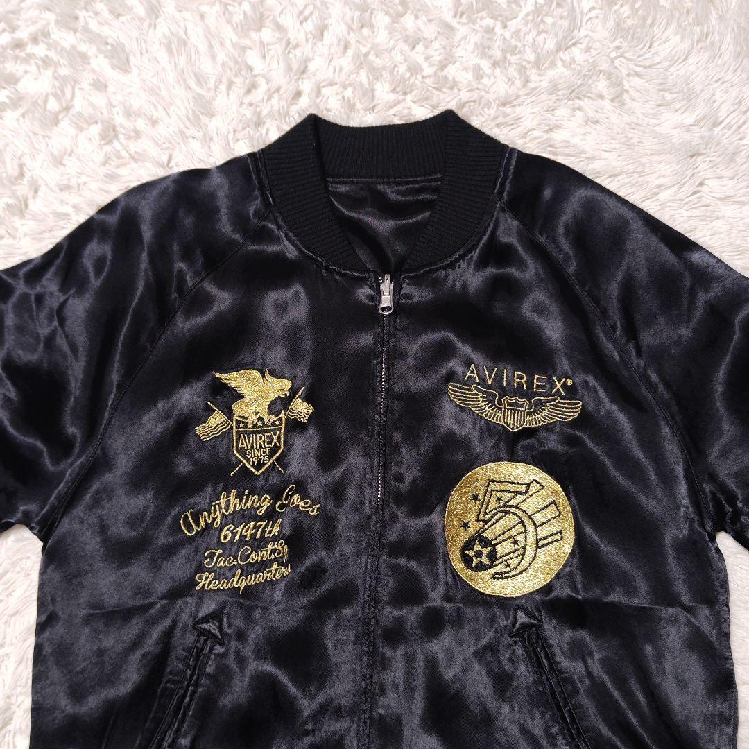 ジャケット・アウター AVIREX SOUVENIR JACKET FIFTH AIR FORCE