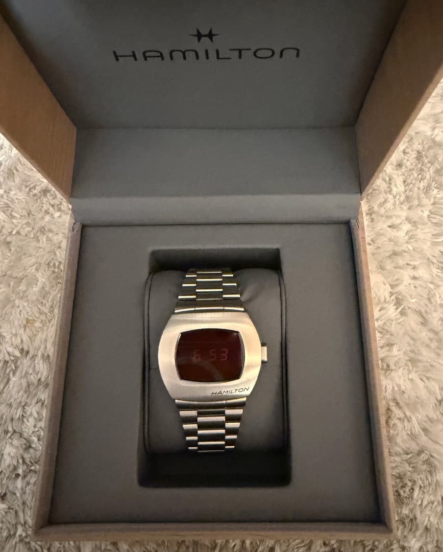 やっさん ハミルトン パルサー PSR 50周年記念復刻モデル。