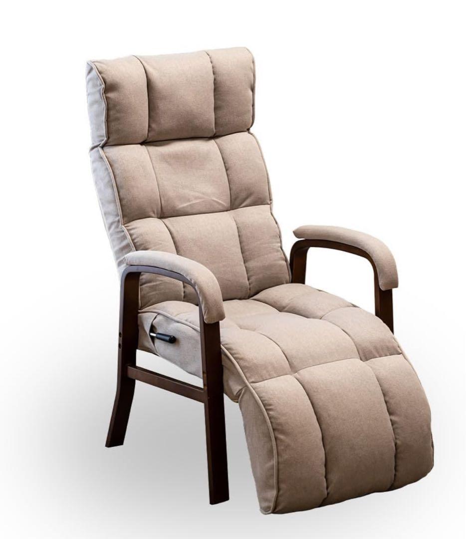 SUWALABO 高座椅子 2744通りリクライニングチェア オットマン一体型