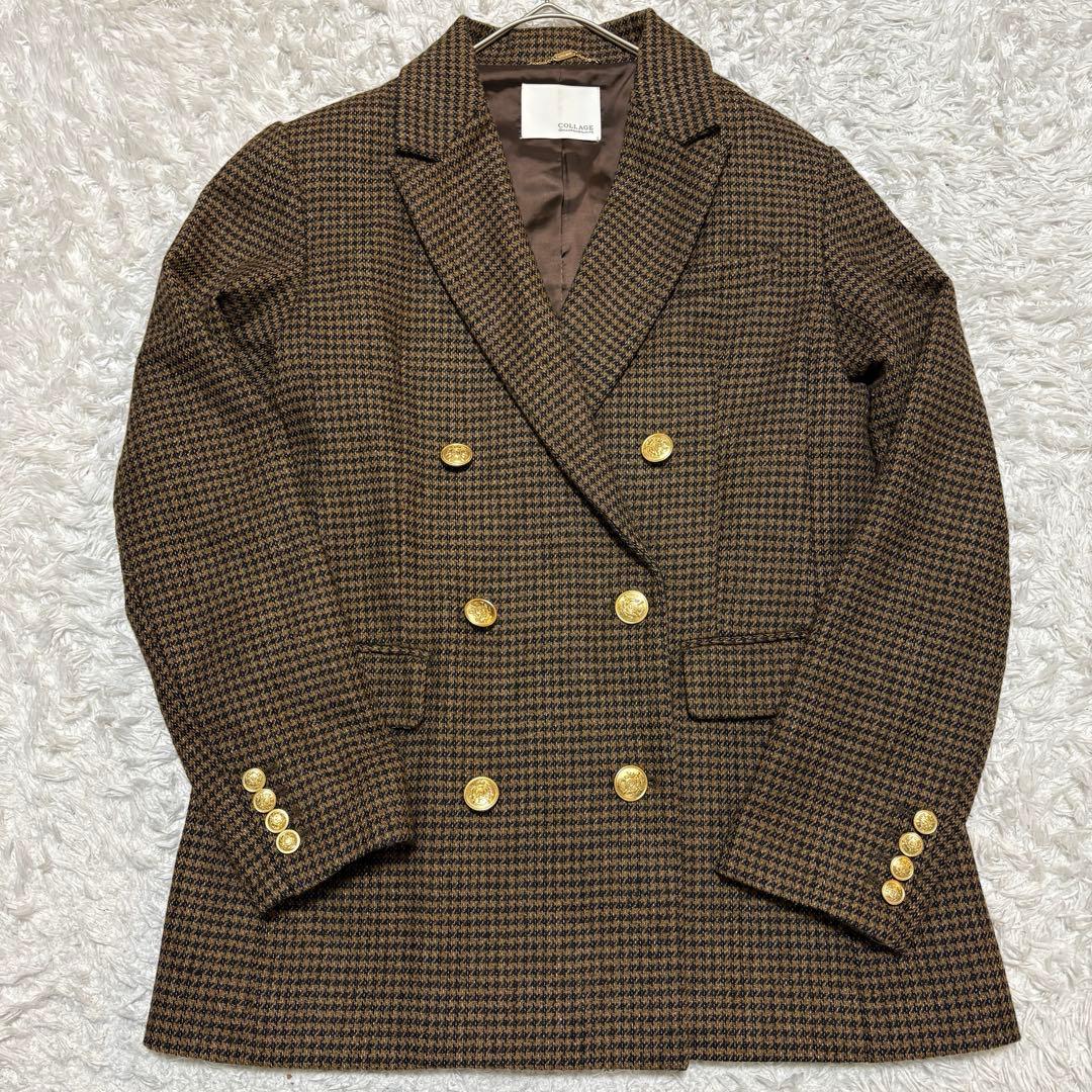 【未使用級】ガリャルダガランテ ダブルテーラードジャケット 金ボタン
