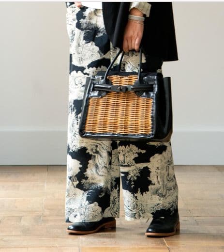 ebagos エバゴス　スタイリストバッグ BLACK カゴバーキン