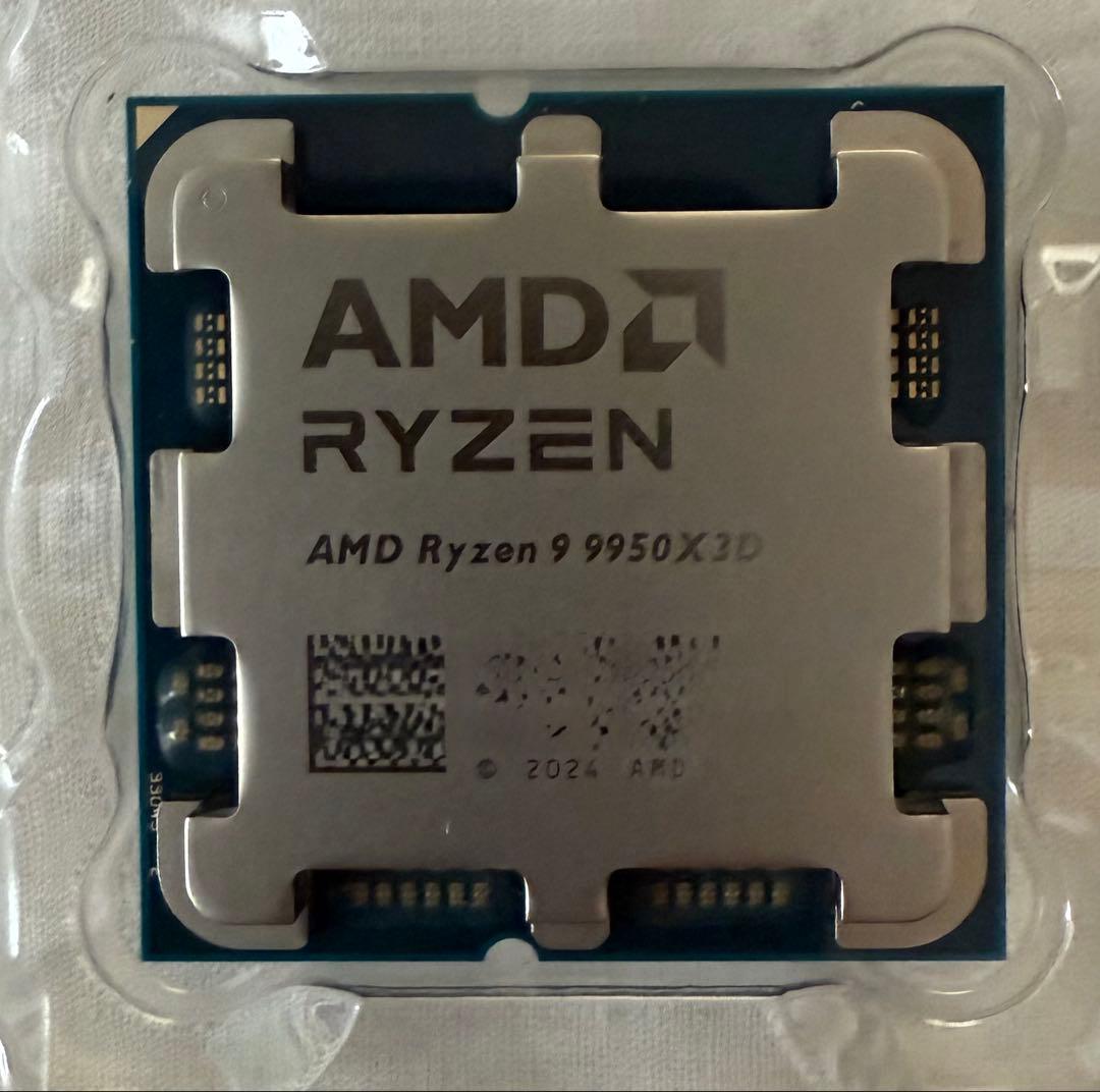 AMD Ryzen 9 9950X3D 9000シリーズ CPU