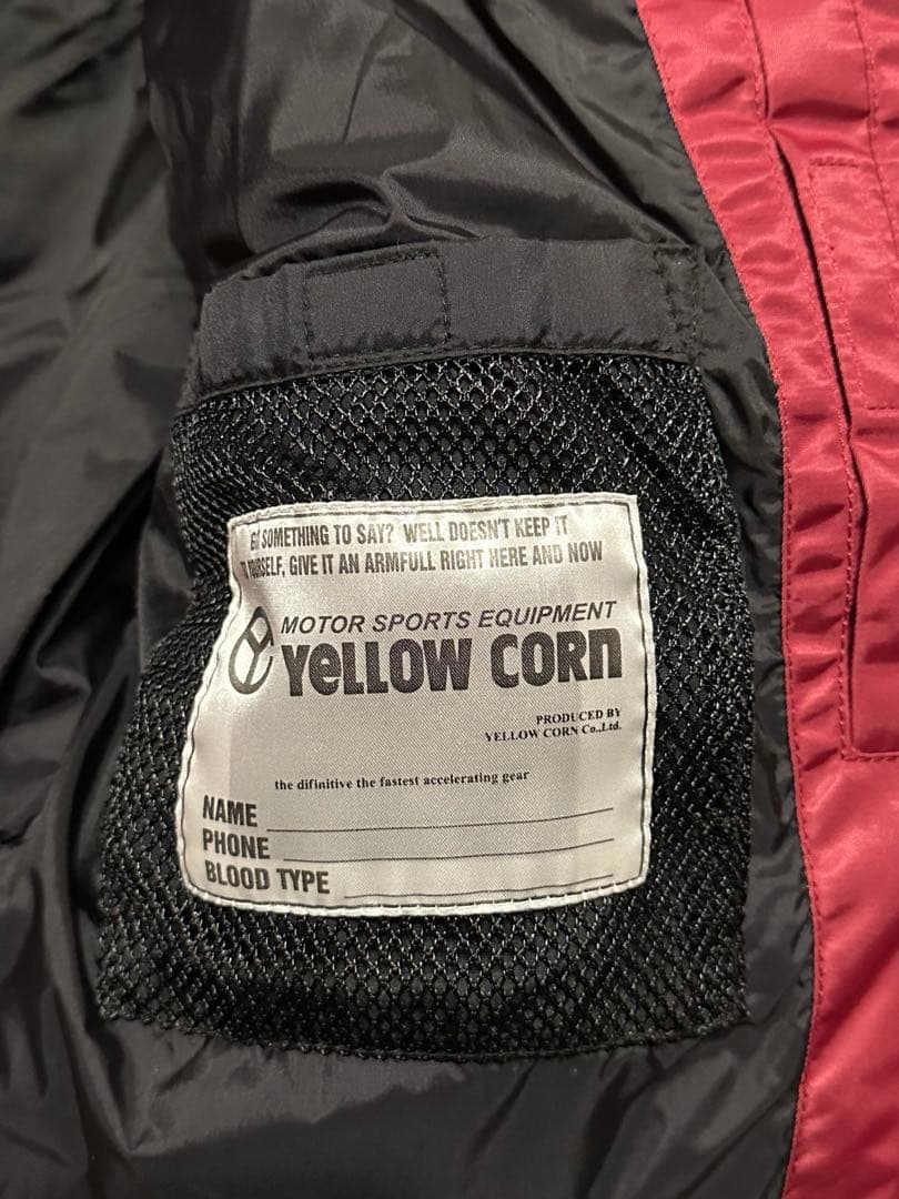 イエローコーン スレッジハマー レーシングジャケット LL バーガンディ