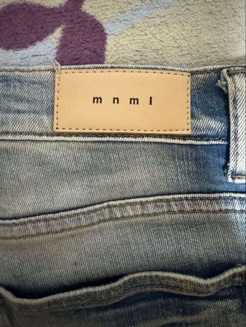 パンツ mnml X165 PAISLEY STRETCH DENIM 32