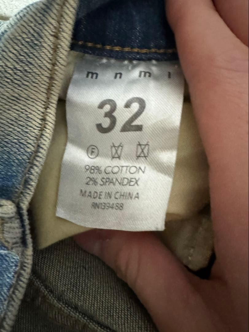 パンツ mnml X165 PAISLEY STRETCH DENIM 32