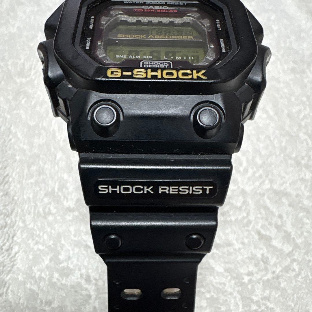 稼働 美品 G-SHOCK GX-56 タフソーラー ブラック ゴールド液晶