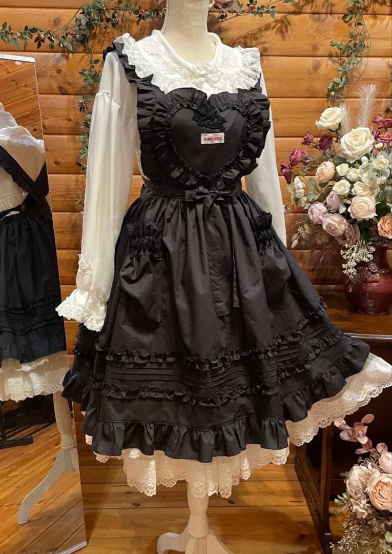 モモコハウス　momokohouse フリルエプロン